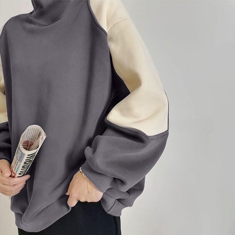 ハイネック裏起毛スウェットプルオーバー R00967