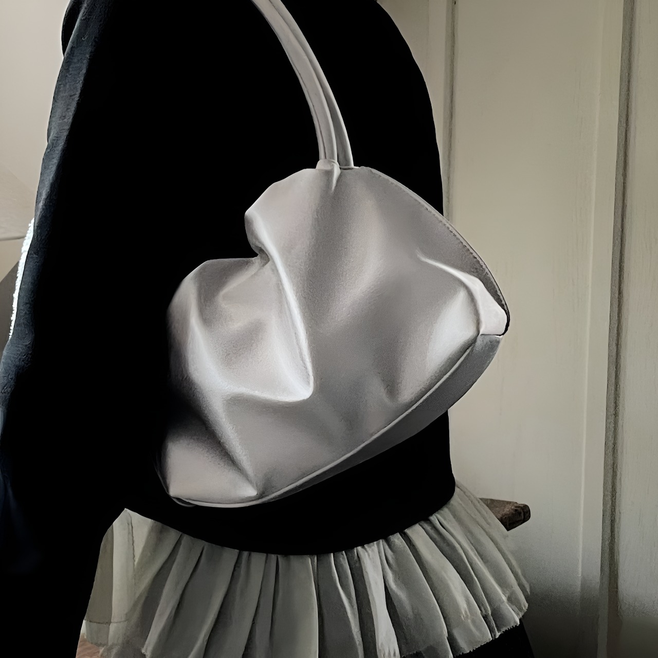 Silver  cloud bag【H00014】