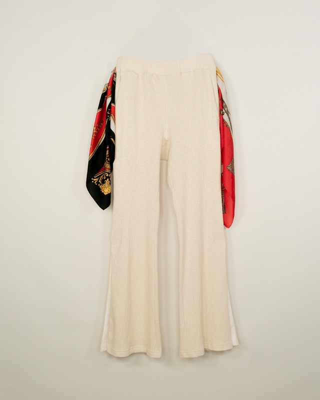 SCARF PANTS / IVORY