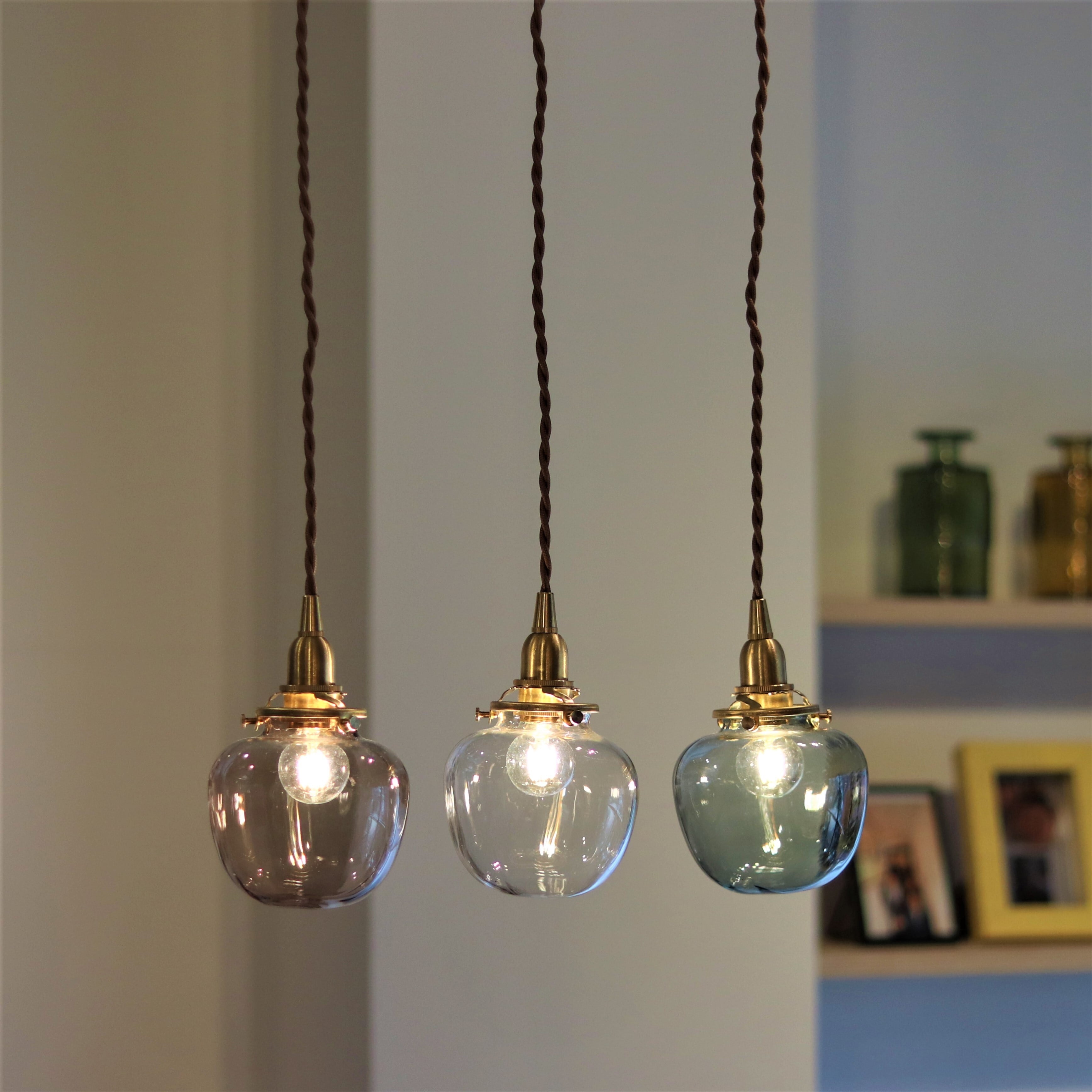 照明】ガラスシェード ポムクリア【2134】 | ジーフラットインテリア