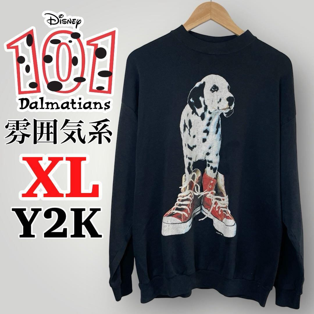 00s Disney 101DALMATIANS スウェットトレーナーY2K 00s Disney 101DALMATIANS スウェットトレーナーY2K | Jryshop2023