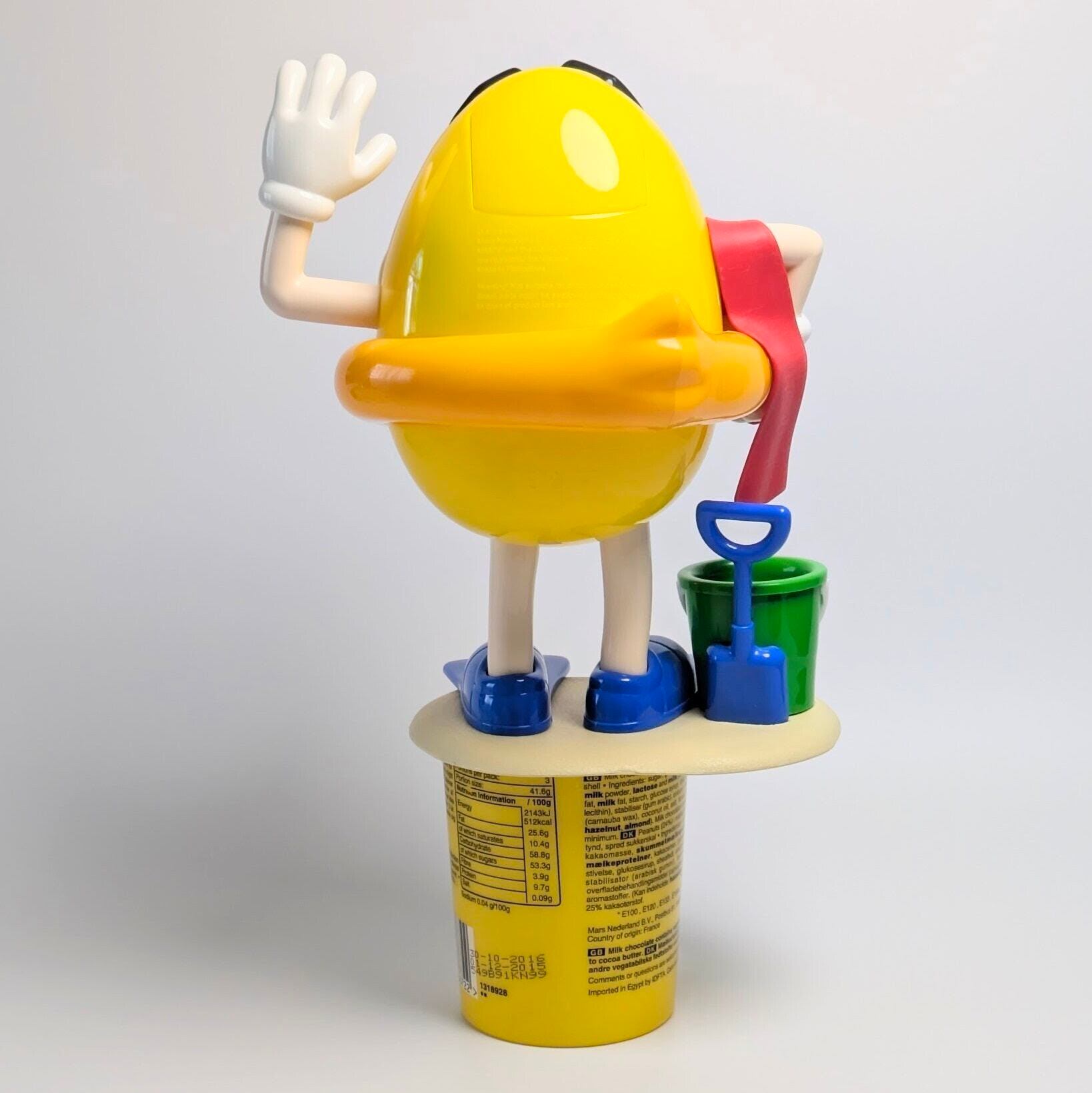 ☆ VINTAGE ☆【 m&m's ( エムアンドエムズ ) 】Summer Beach / サマービーチ / アヒル浮き輪 / ディスペンサー コレクション / イエロー 〚アメリカン雑貨 アメトイ〛