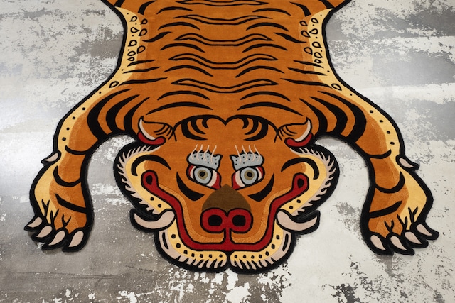 Tibetan Tiger Rug 《XXXLサイズ•プレミアムウール008》チベタンタイガーラグ
