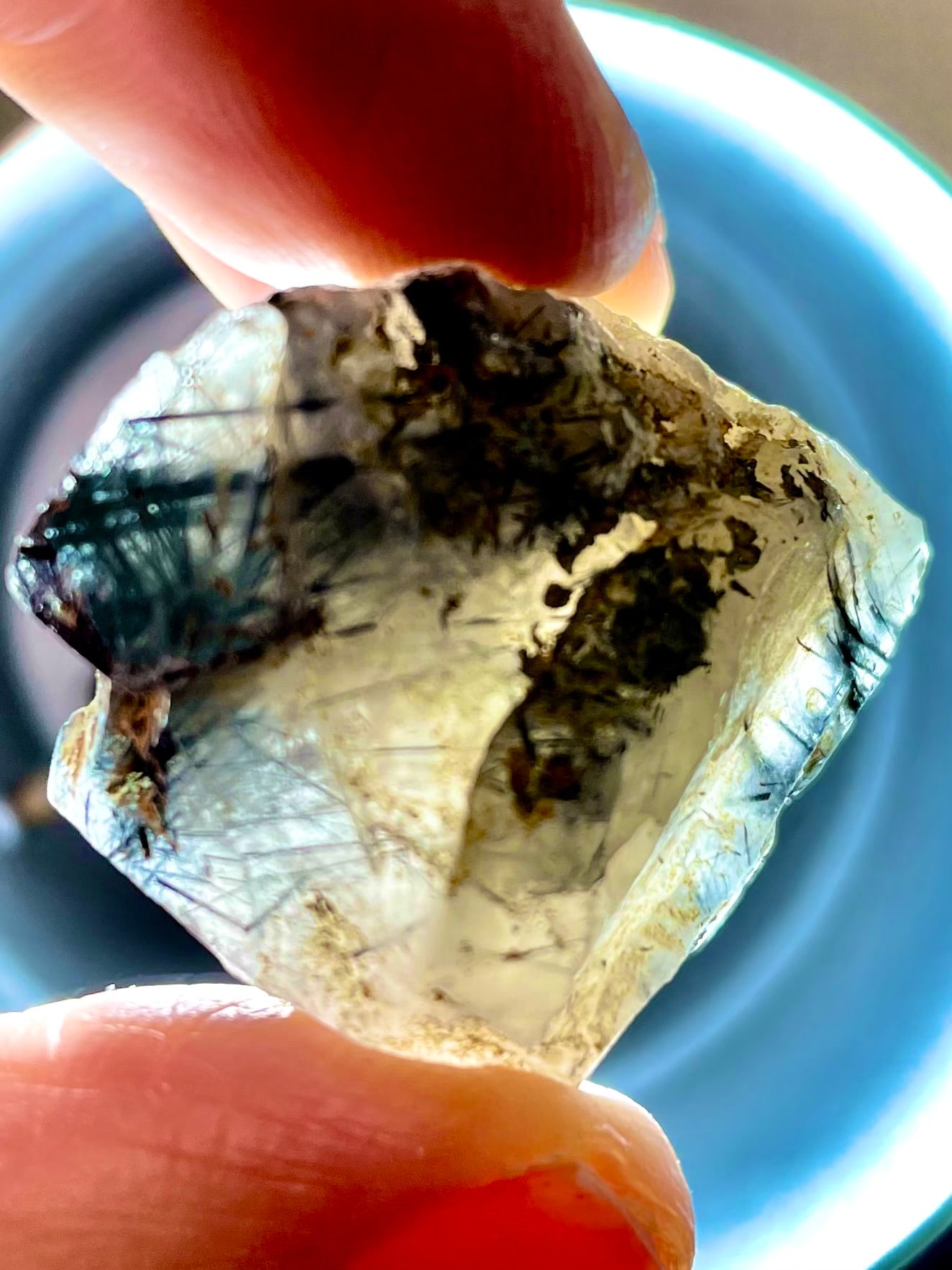 43) 聖石ザギ・マウンテンクオーツ「スピリット・ブルー」ブルーターラ