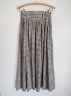 1990’s Check Gather Skirt