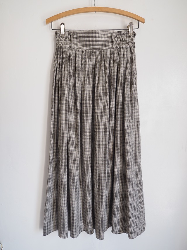 1990’s Check Gather Skirt