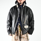 OLD JOE / PATINA HORSE-HIDE PERFECTO JACKET (Two-Tone)
