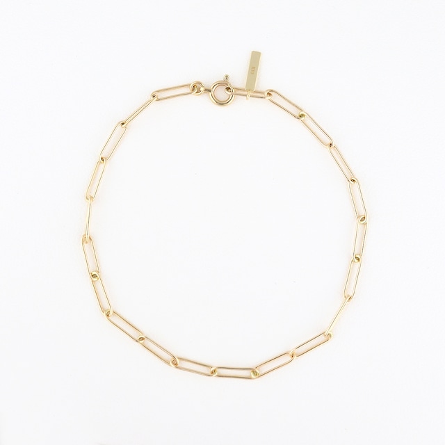 Oval chain bracelet