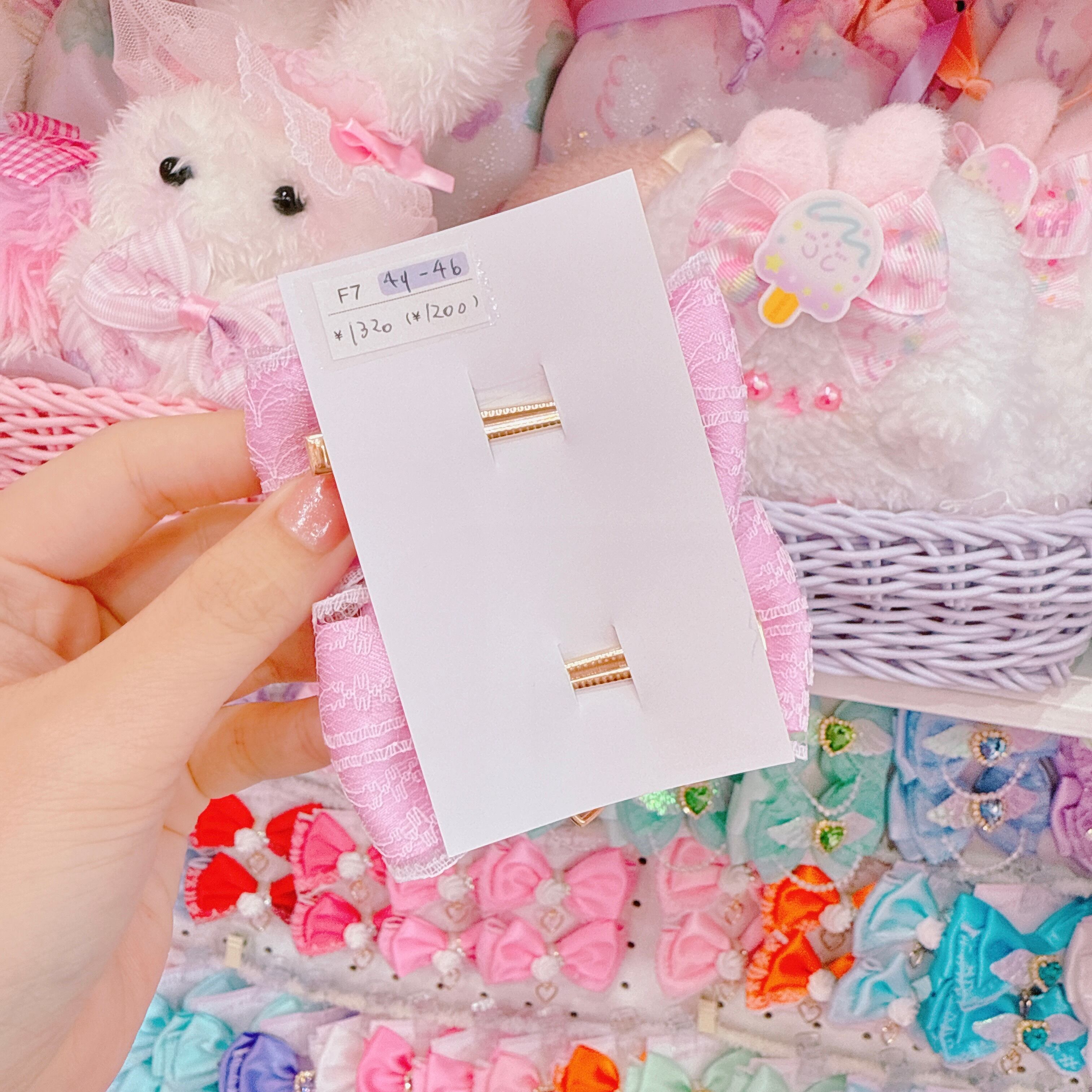 【F7】49-46ツインヘアクリップ