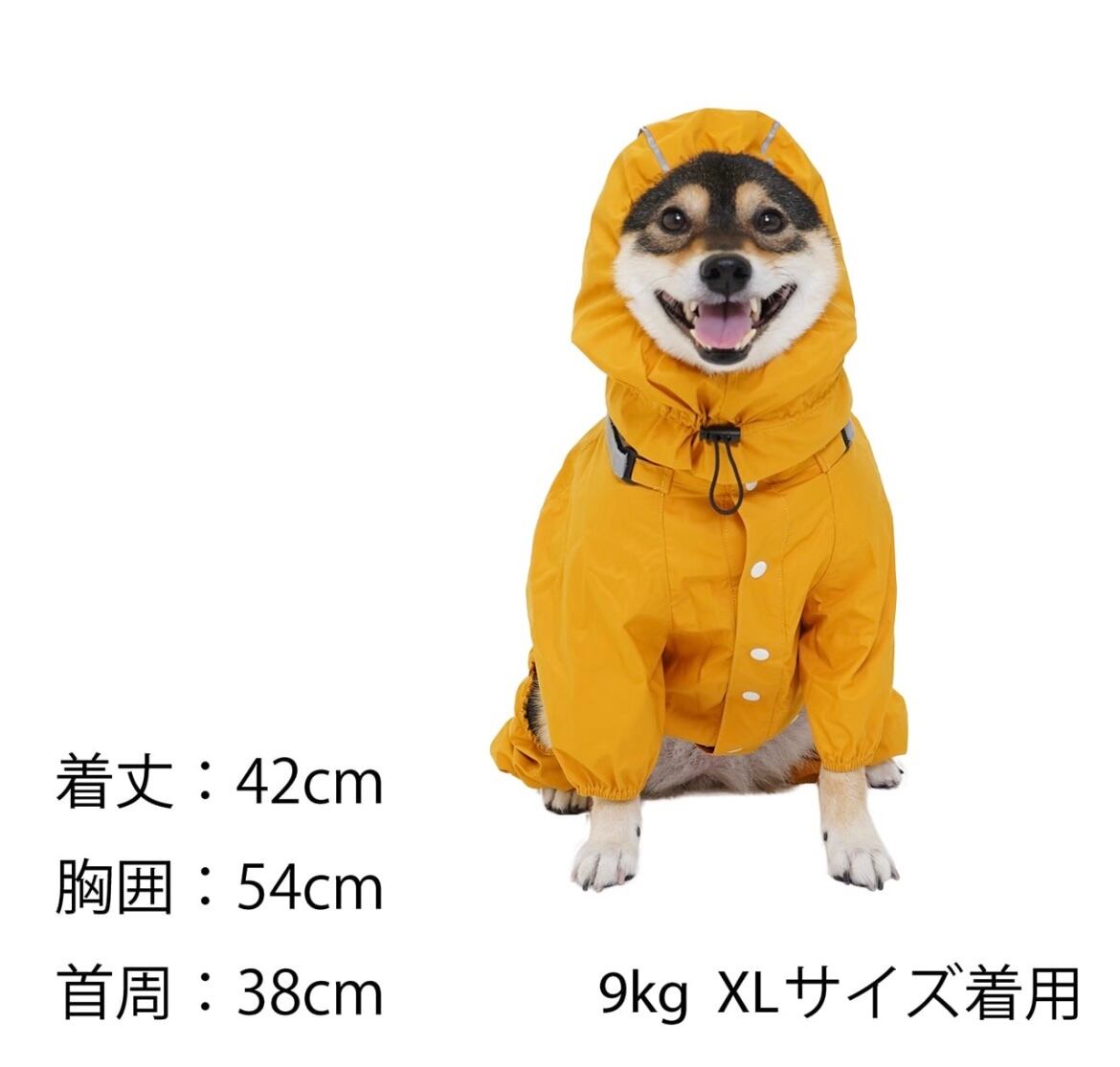 サイズS.M.MD【RAIN SUIT】MANDARINE BROTHERS  犬服　ドッグウェア　レインコート　レインウェア　カッパ