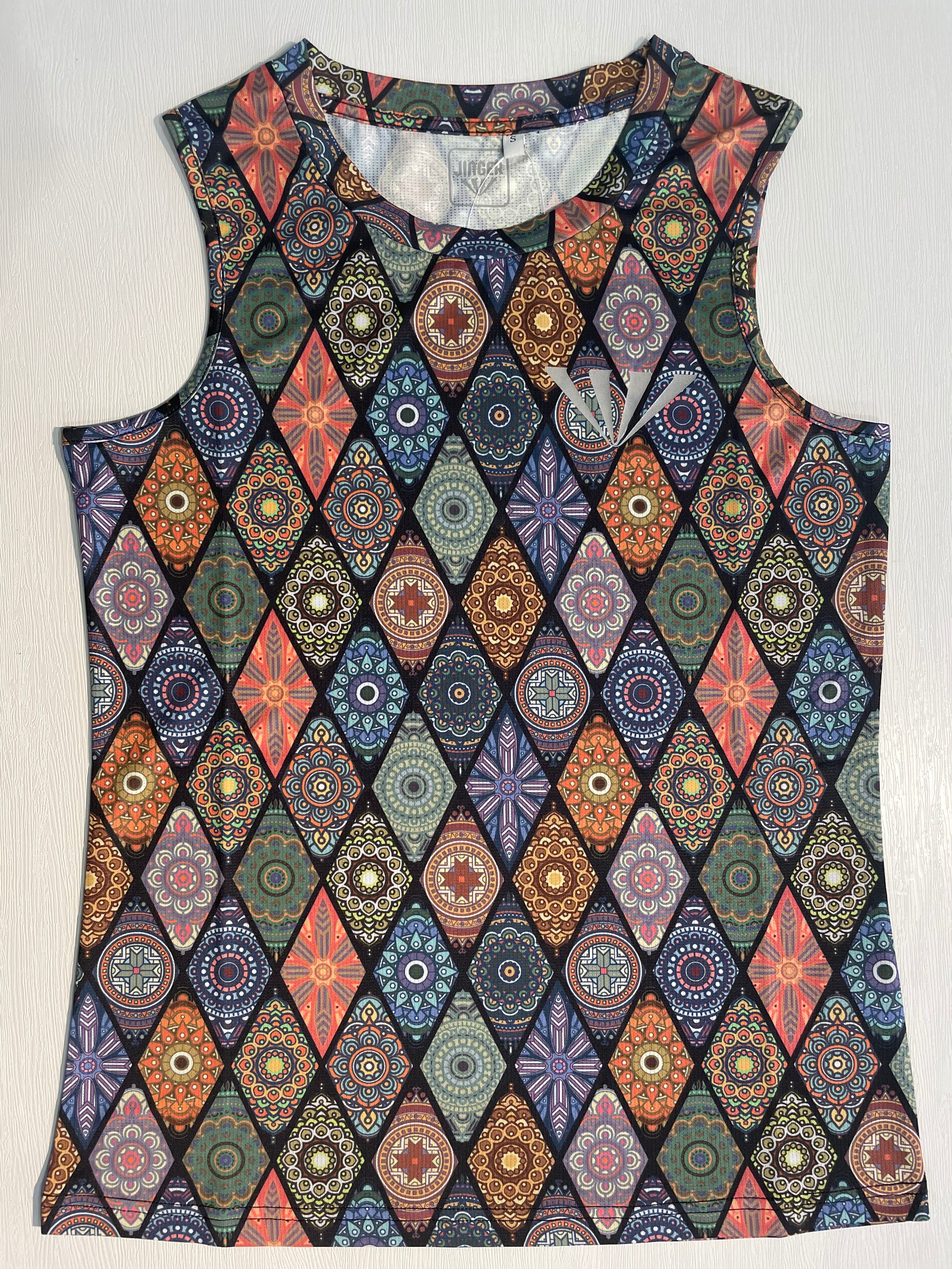 JINGER(ジンガー) メンズ ノースリーブシャツ【JM-6017/COL】 | runDAM