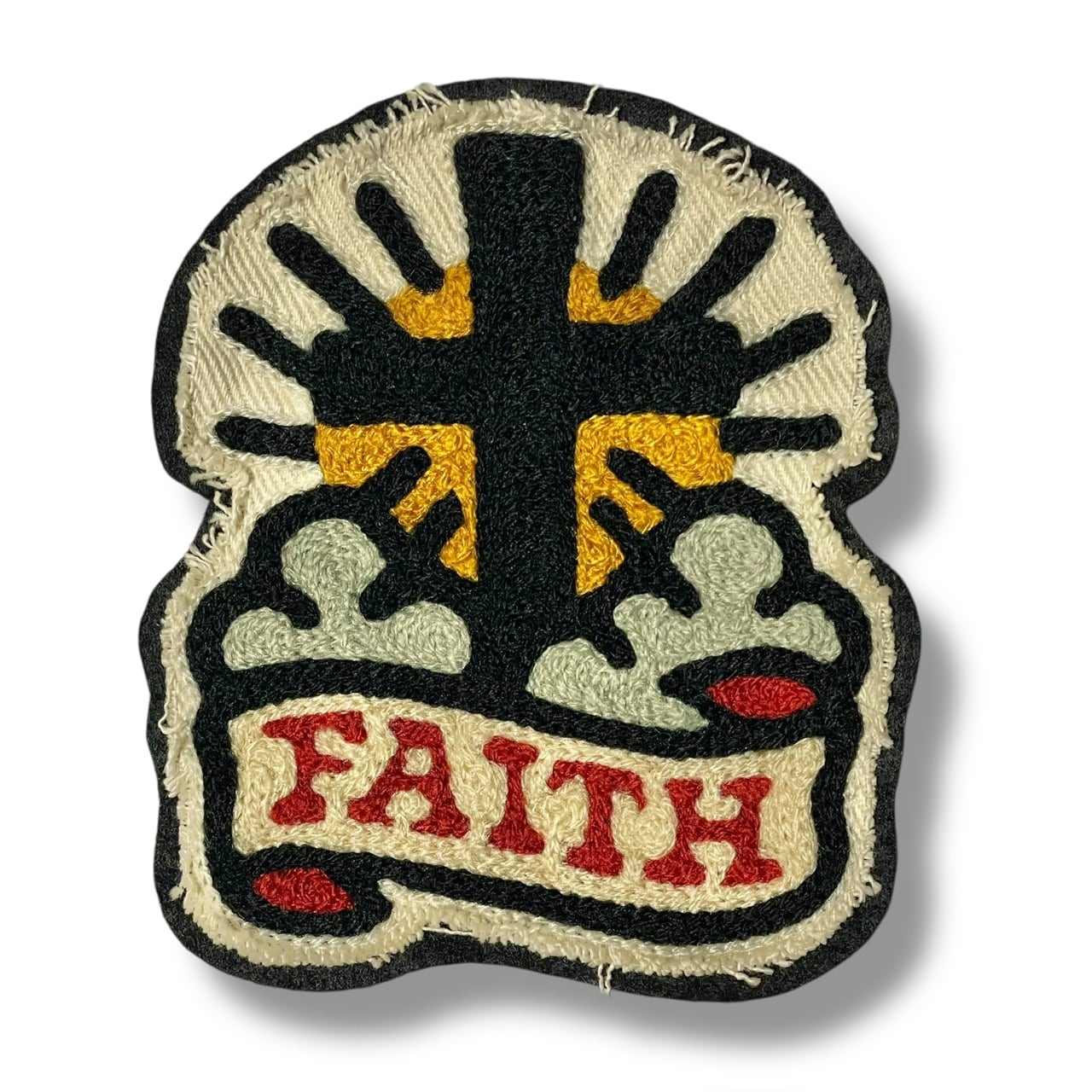 FAITH” PATCH チェーンステッチワッペン | 【RIOTT/ライオット】