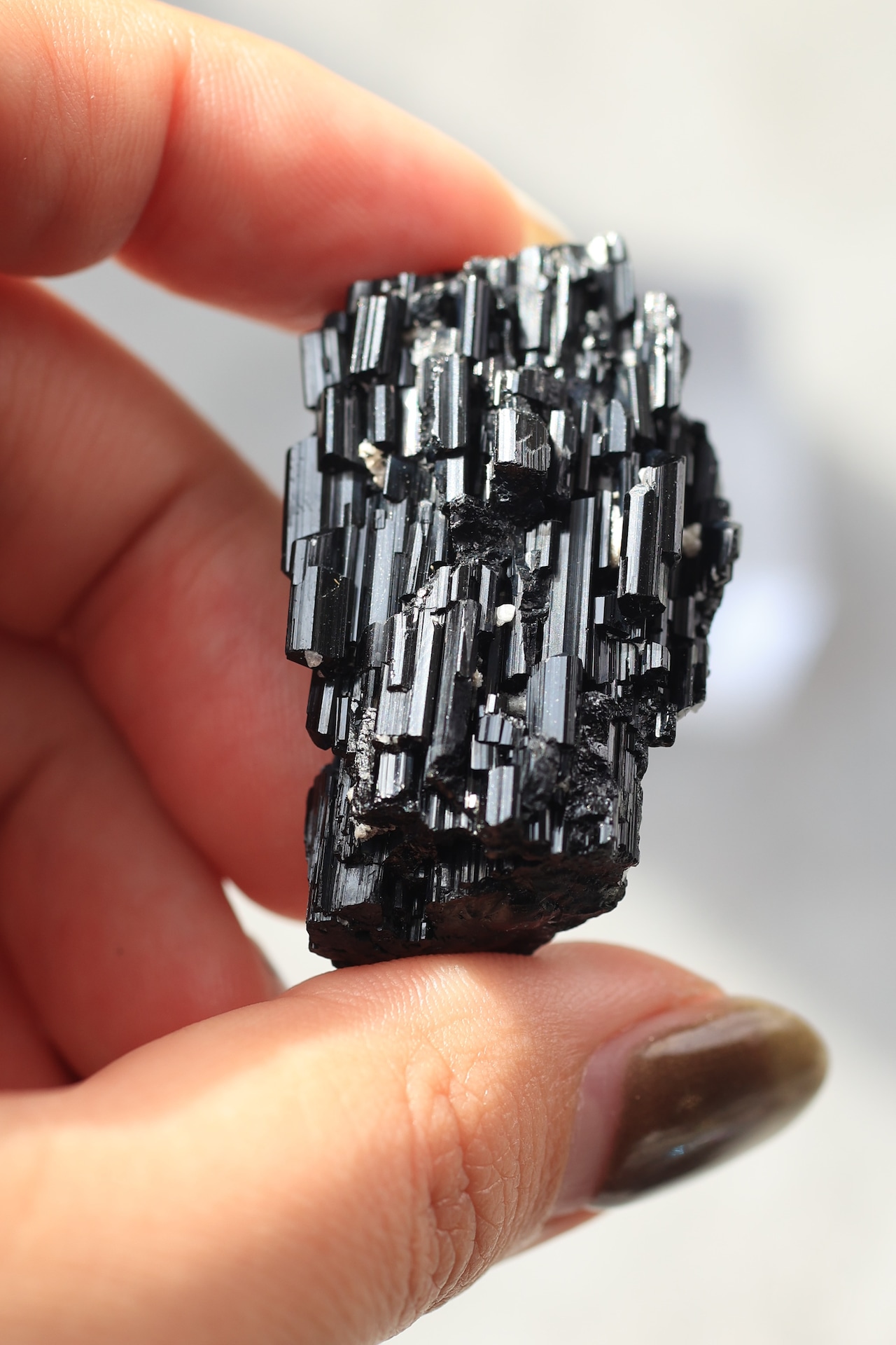 ブラックトルマリン「穏やかな夜」Black Tourmaline | 天然石 原石 鉱物 パワーストーン | BT-A-001