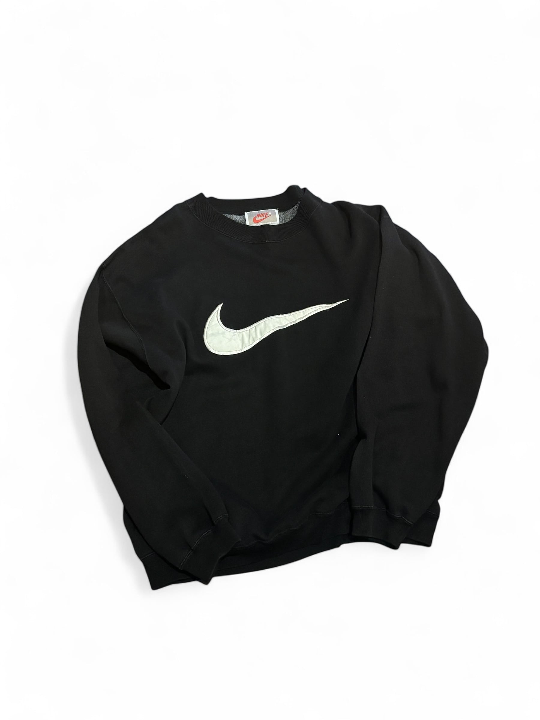 90's NIKE crew neck sweat center swoosh made in USA | Knot Co. Ltd.