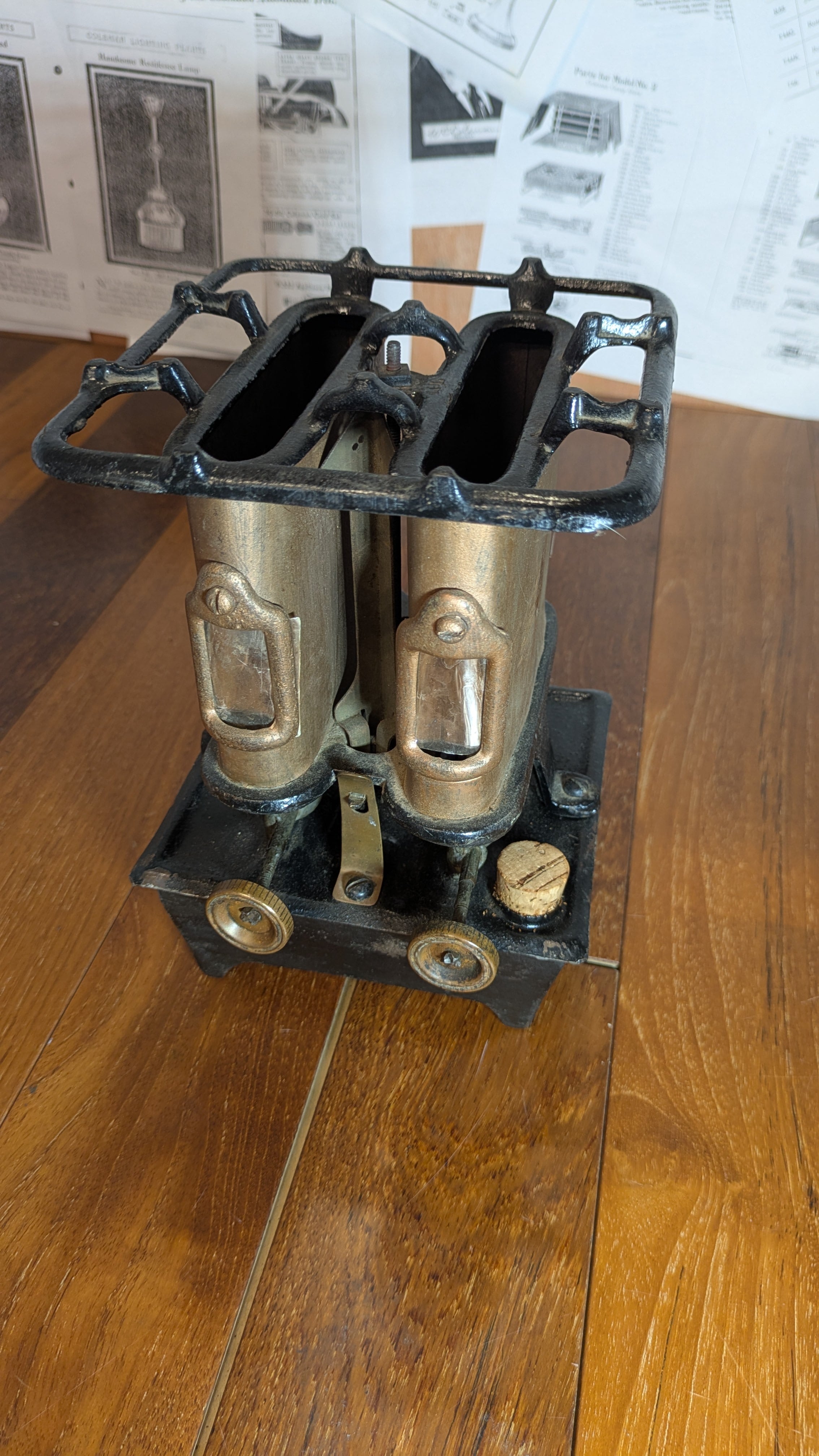 Vintage IronStove mini Stove USA VintageCamping Antique ビンテージ