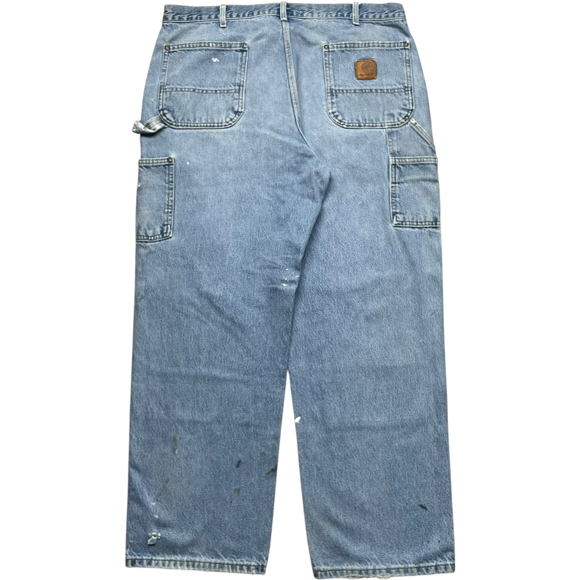 Carhartt ダブルニー W38×L30 デニム ペインター カーハート CARHARTT / W FRONT WASHED PAINTER PANT