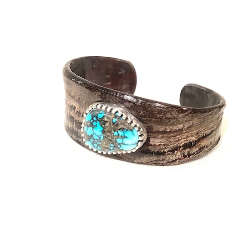 WHEEL WORKS ホイールワークス CloudMountainTurquoise BuffaloHorn Bangle クラウドマウンテンターコイズ バッファローホーンバングル インディアンジュエリー