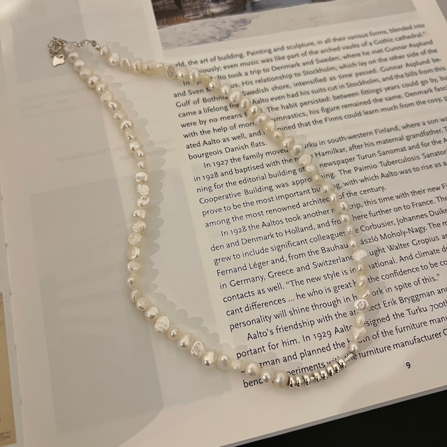 Bumpmotif long necklace