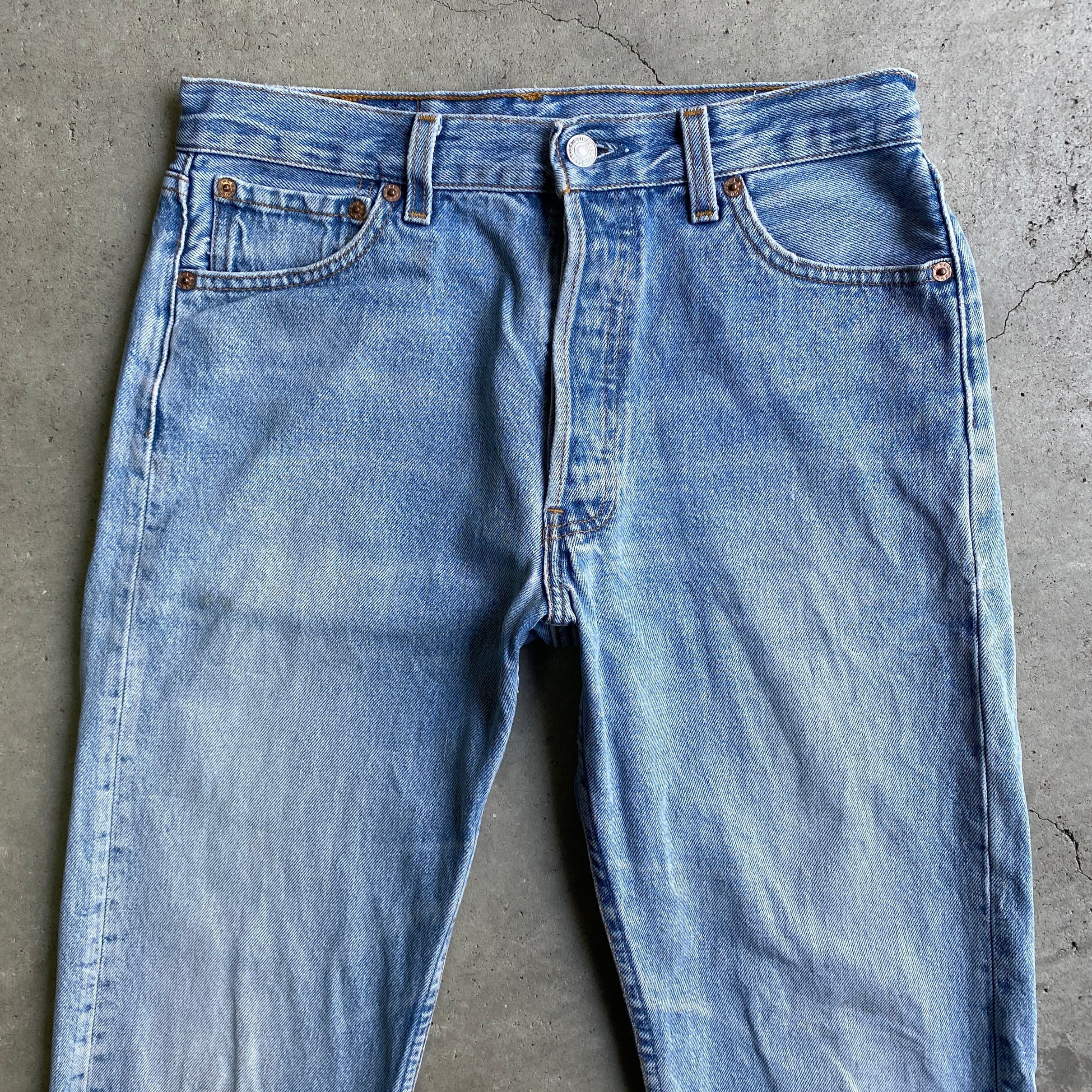 90年代 USA製 Levi's リーバイス 501 ストレート デニムパンツ メンズ ...