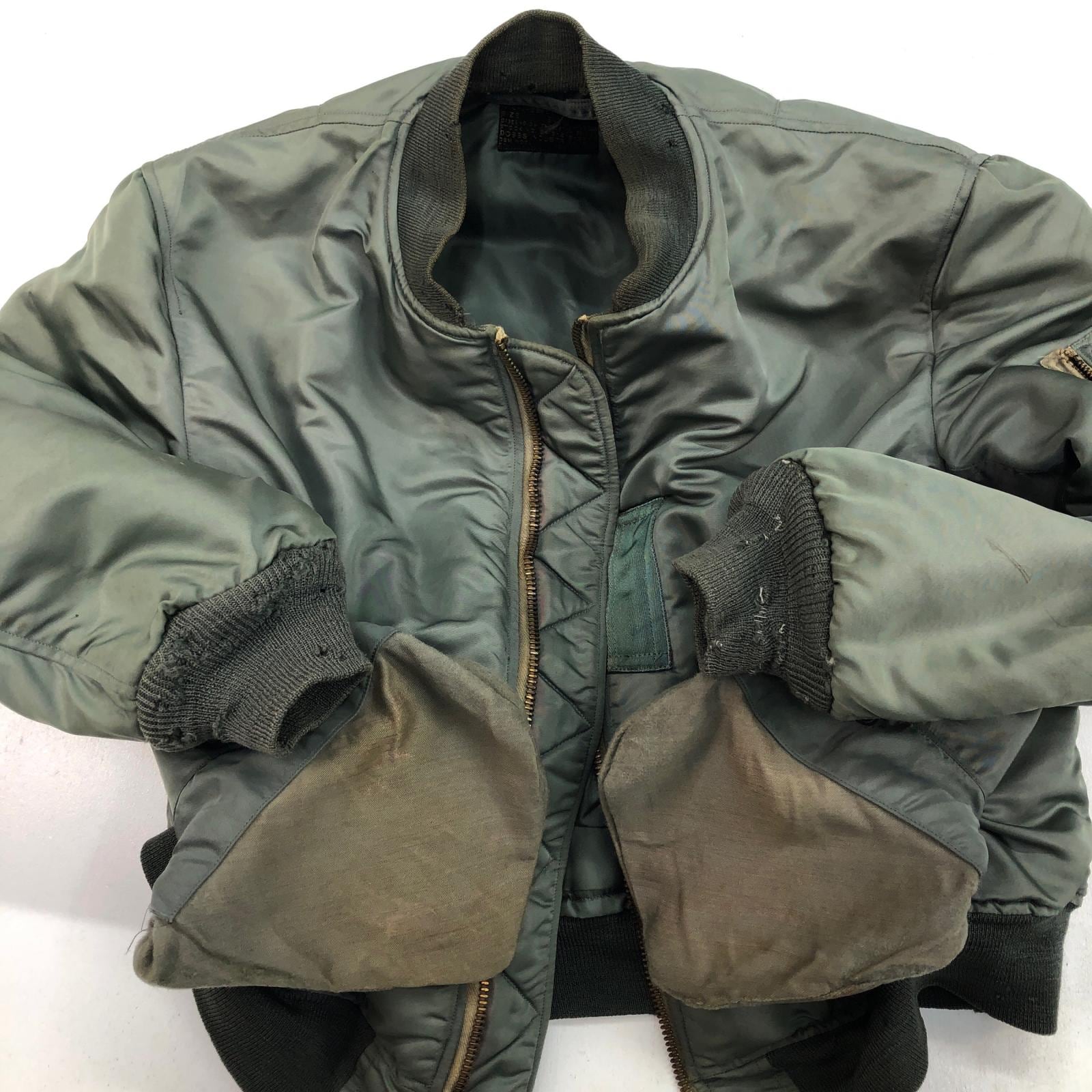 U.S.AIR FORCE 50年代 MA-1 フライトジャケット 黒タグ 1st 最初期