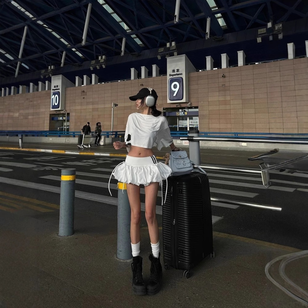 Frilled Balloon Mini Skirt