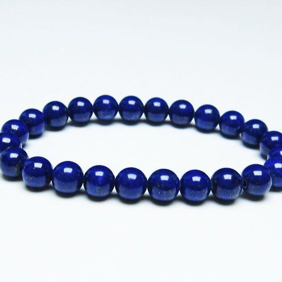 ラピスラズリ ブレスレット 8mm 一点物 111-31105