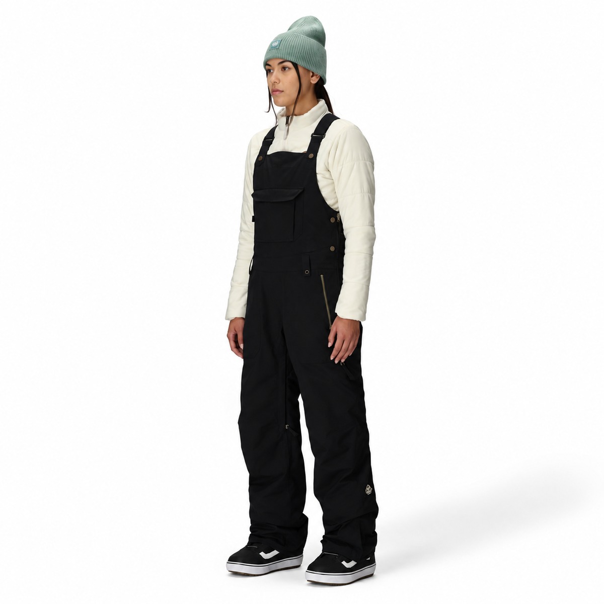 686 『 WOMENS BLACK MAGIC INSULATED BIB - BLACK 』 26/27 シックス