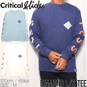 ロングスリーブTEE ロンT Critical Slide クリティカルスライド TCSS ティーシーエスエス DIAMOND L/S TEE J23TEE003COAL