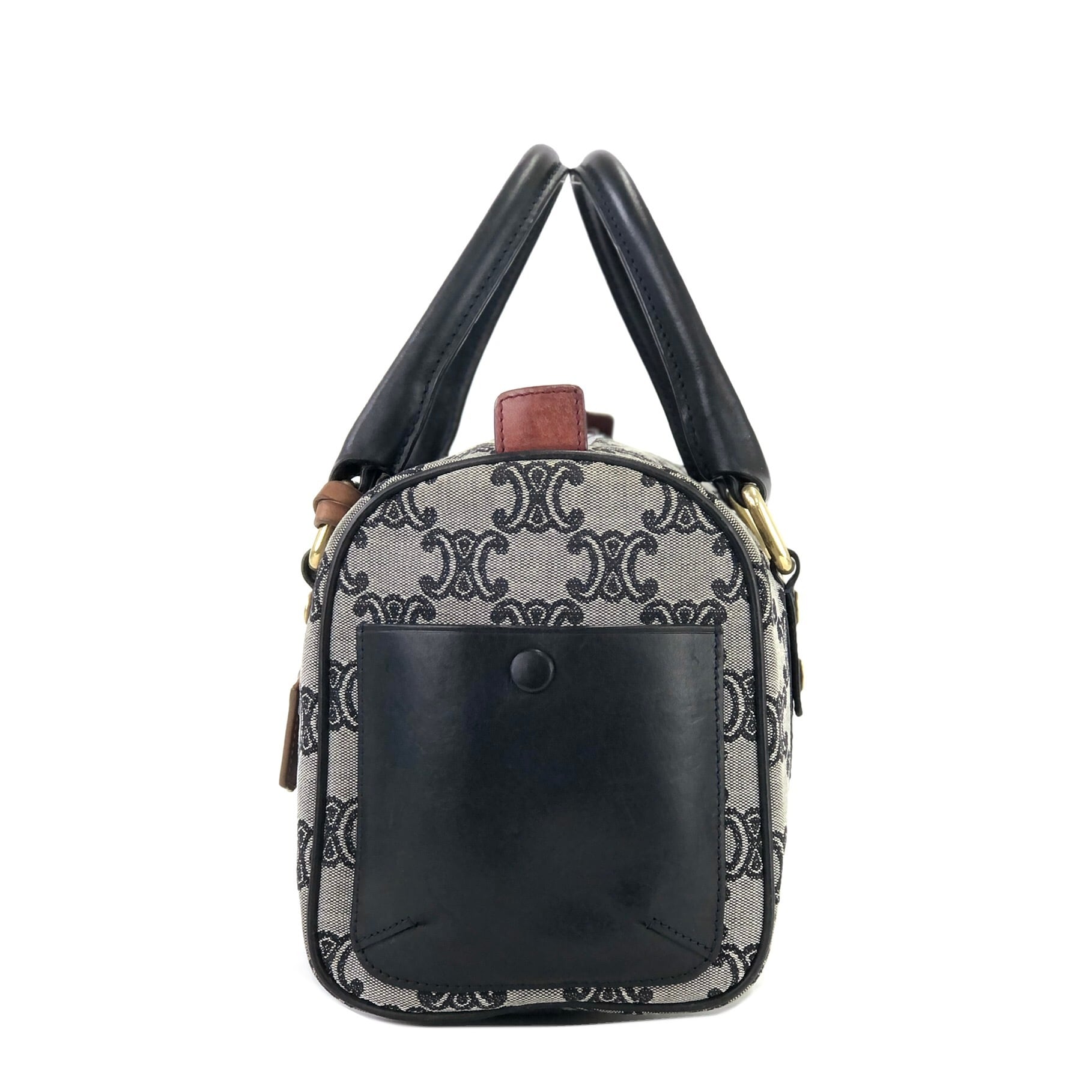 CELINE セリーヌ トリオンフ ジャガード ミニボストン CELINE セリーヌ トリオンフ ジャガード ミニボストン