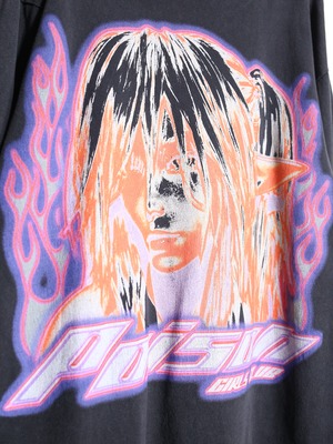 poison girl graphic oversize l/s tee