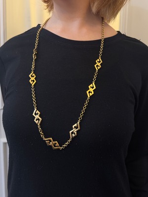 GIVENCHY  / vintage G logo long nacklace.(o)