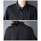 ドレープ ハイローヘム シャツ 30243