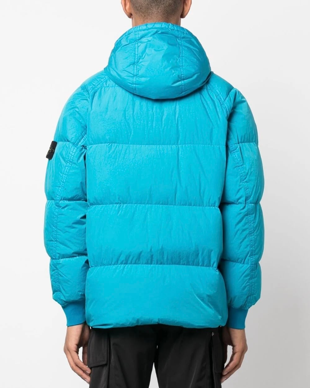 STONE ISLAND】GARMENT DYED CRINKLE REPS RECYCLED NYLON DOWN 