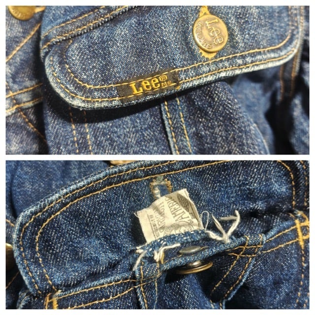 1970s~ Lee 101LJ 220 STORM RIDER 44相当 / 濃い濃い 70年代 80年代