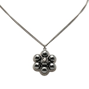 シャネル ココマーク ペンダントネックレス シルバー メタル レディース CHANEL 【中古】