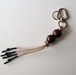MIDTHINGS “ CHARM KEY CHAIN ( Brown*Beige ) ”