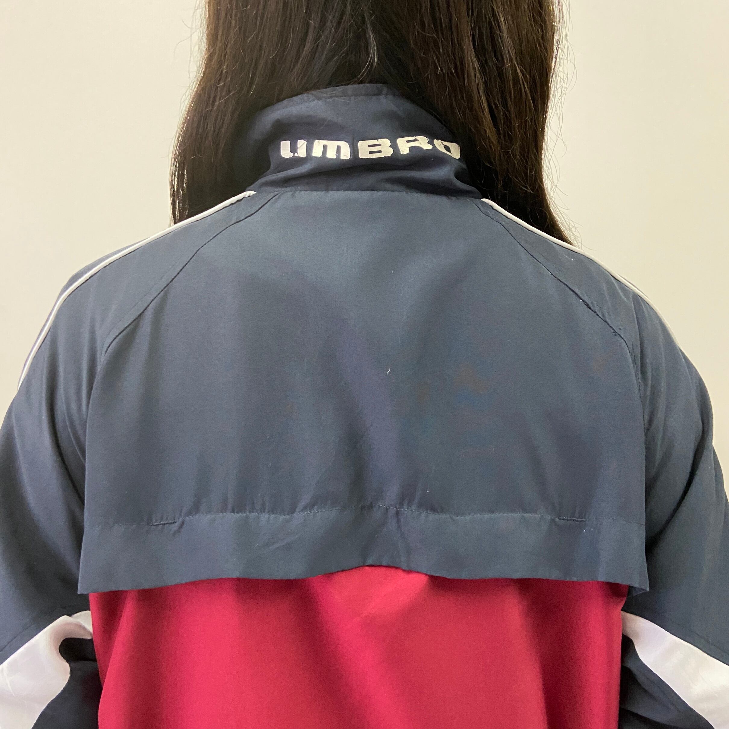 UMBRO アンブロ ワンポイントロゴ スポーツジャケット メンズL 古着