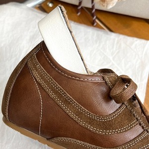 ボア付きローカットスニーカー 2color W10424