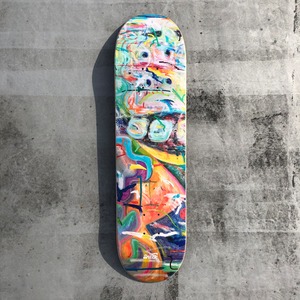 SNACK SKATEBOARDS / NOT FLOWER / art by Bay Hill / 8x31.4inch (20.3x79.8cm)