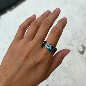 TOPANGA Jewelry　blue Stone  ring 　ブルーストーンリング　ブルー　指輪　ギフト　Blue　Ring　Silver　