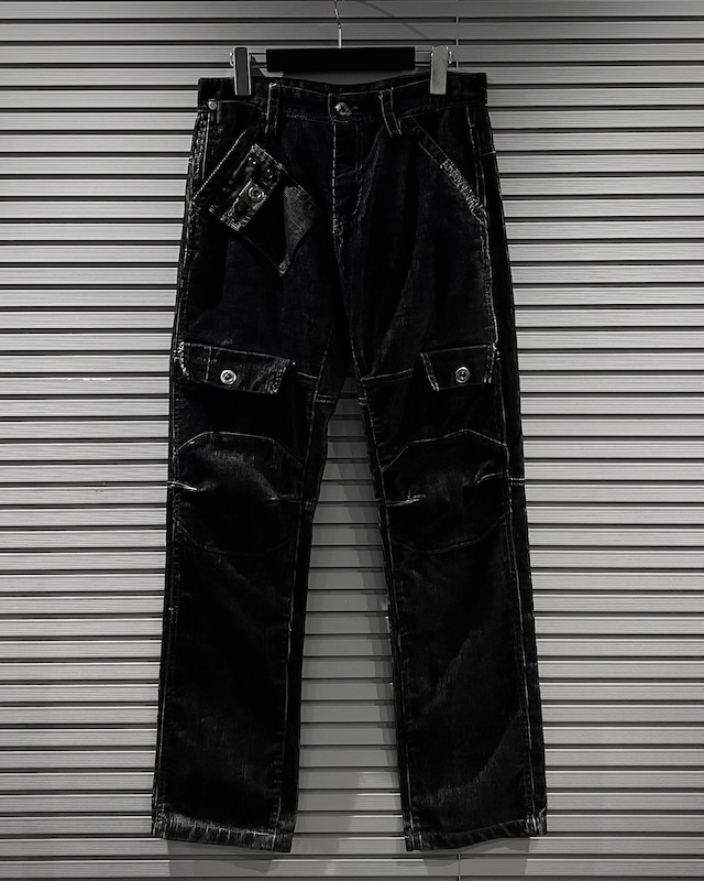 【X VINTAGE】Multi Pocket Gimmick Vintage Corduroy Pants