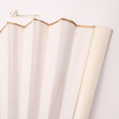 フラメンコ 小物 Abanico Español 32cm アバニコ ホワイト系 ベージュ系 ゴールド系 扇子 せんす 白 クリーム色 柄 模様 小道具 ダンス小物 練習 レッスン 舞台 発表会 イベント ダンス ステージ フラメンコ小物 明るい シンプル