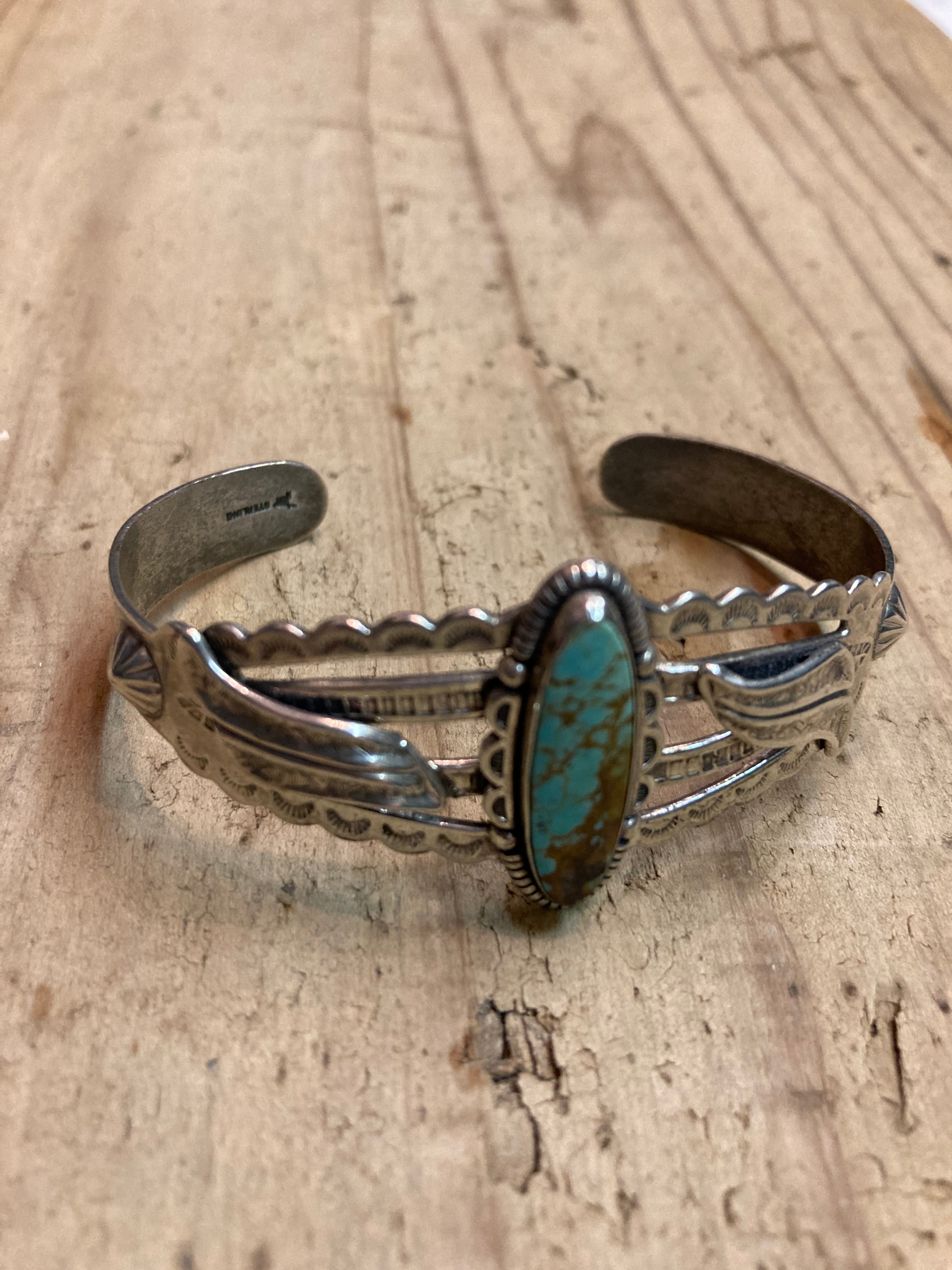 30s〜40s Indian  Turquoise Bracelet   (beady antiques)