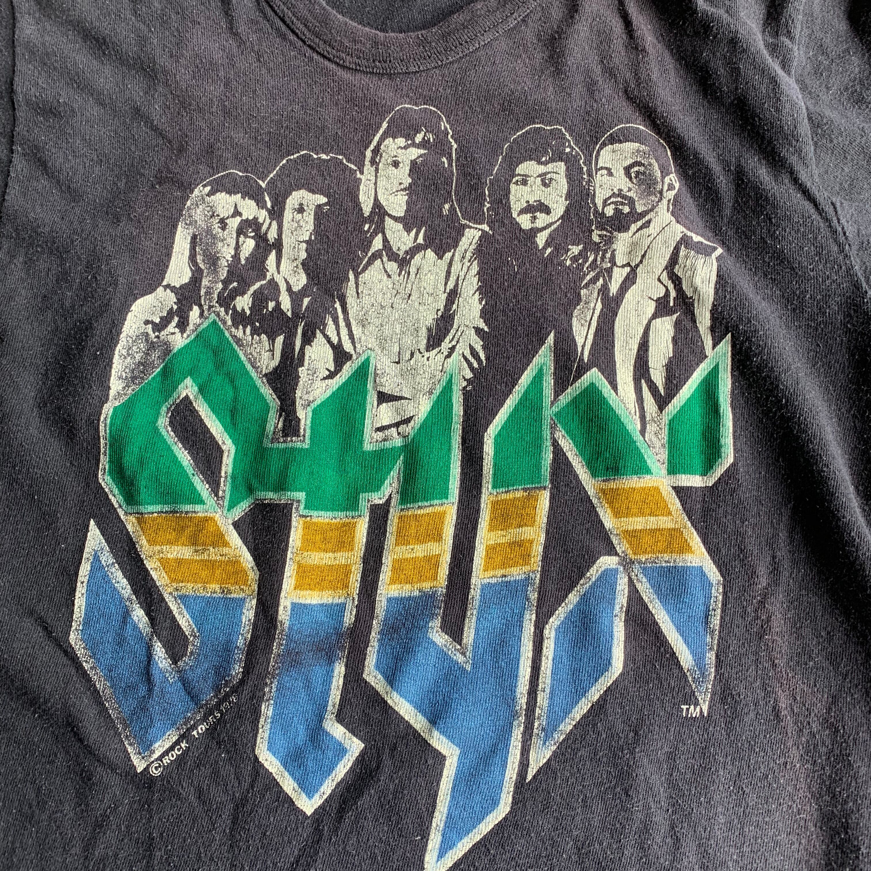 70s STYX バンドプリントTシャツ. #114