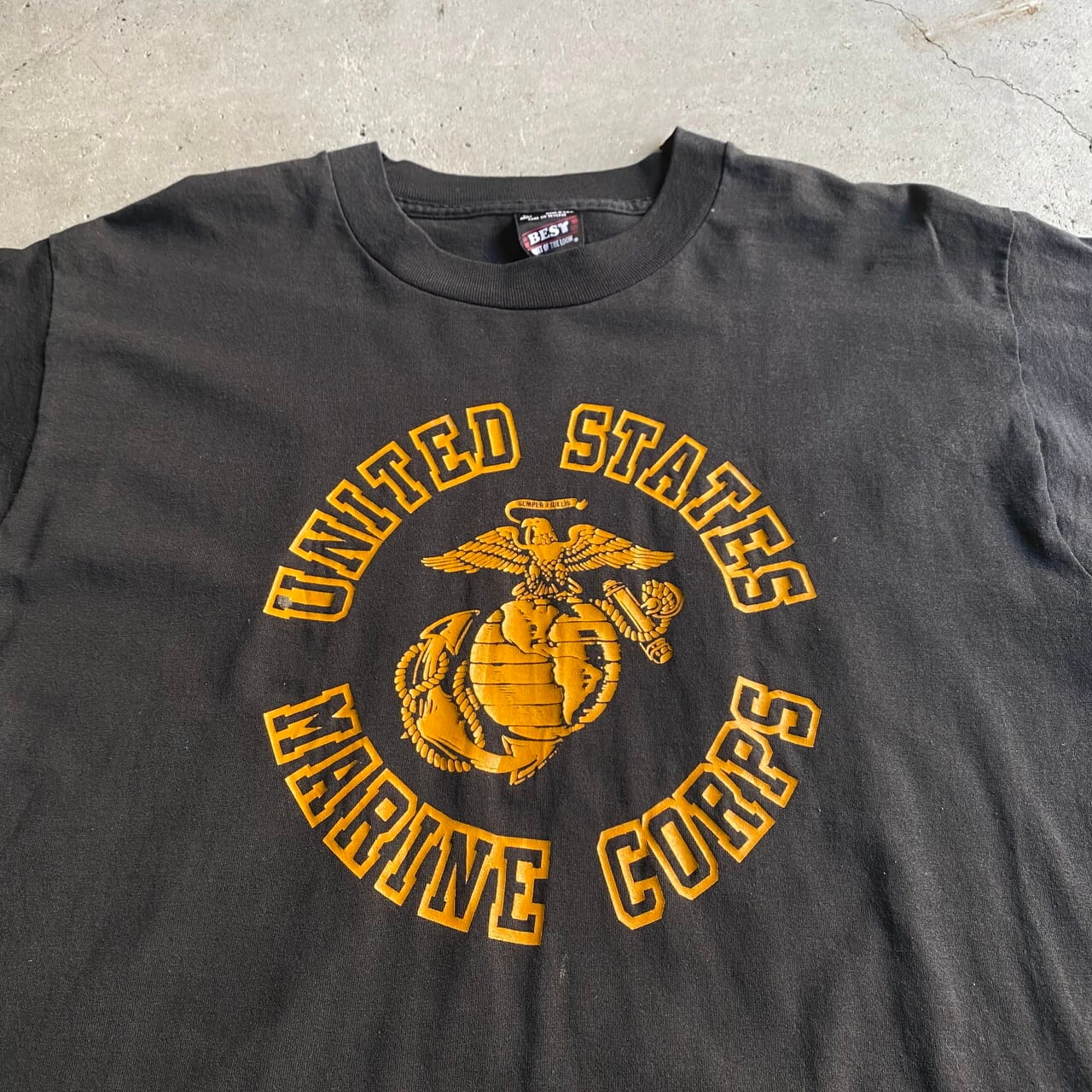 USA製 90年代 MARINE CORPS U.S.ミリタリー プリントTシャツ ...