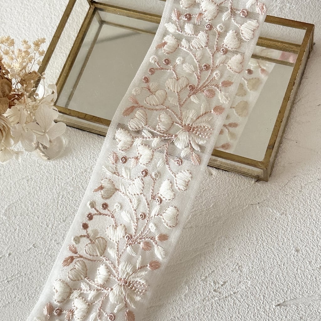 モノトーン | インド刺繍リボン専門店Rino Ribbon