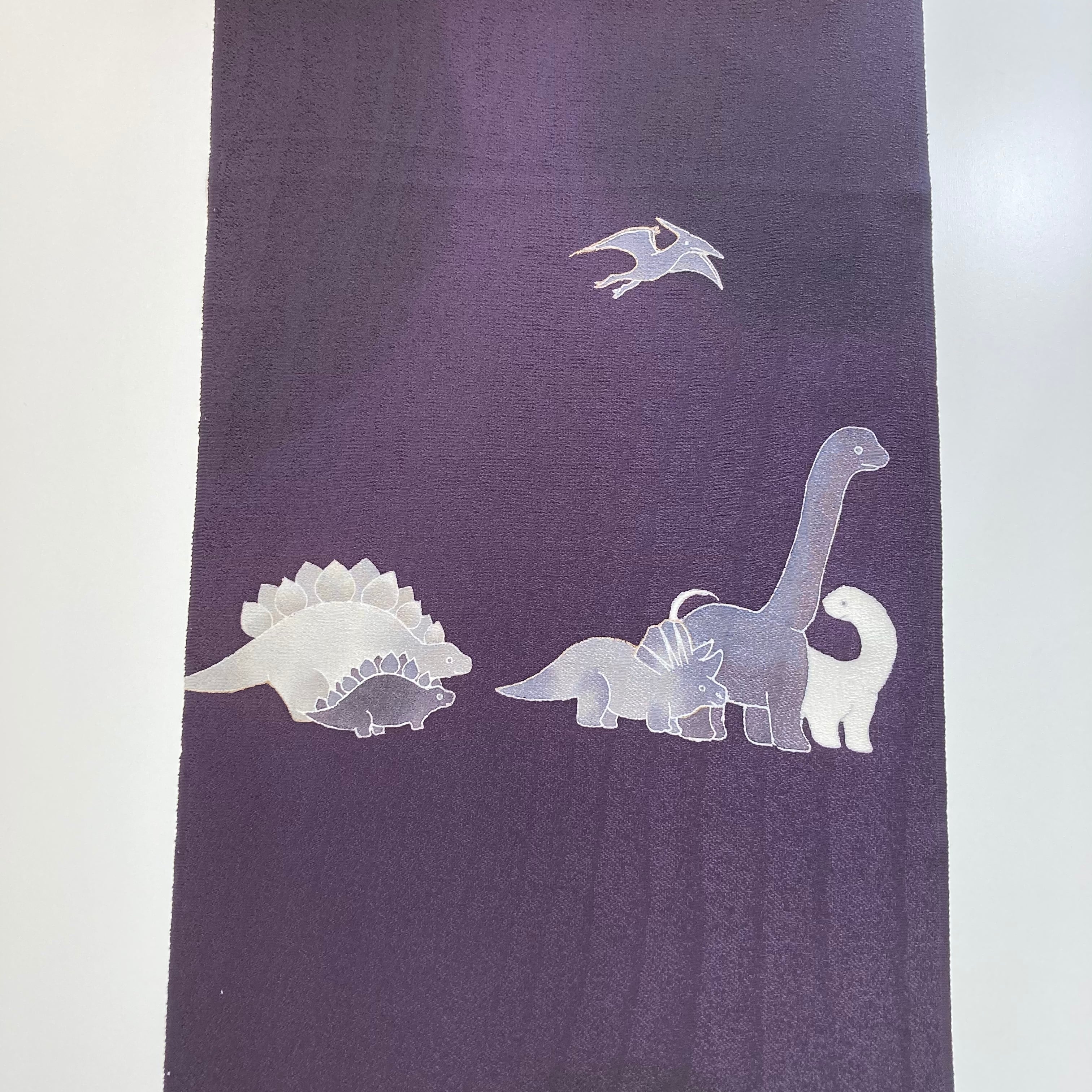 名古屋帯「恐竜浪漫II」4-046 | somemoyoushop ーそめもようショップー 