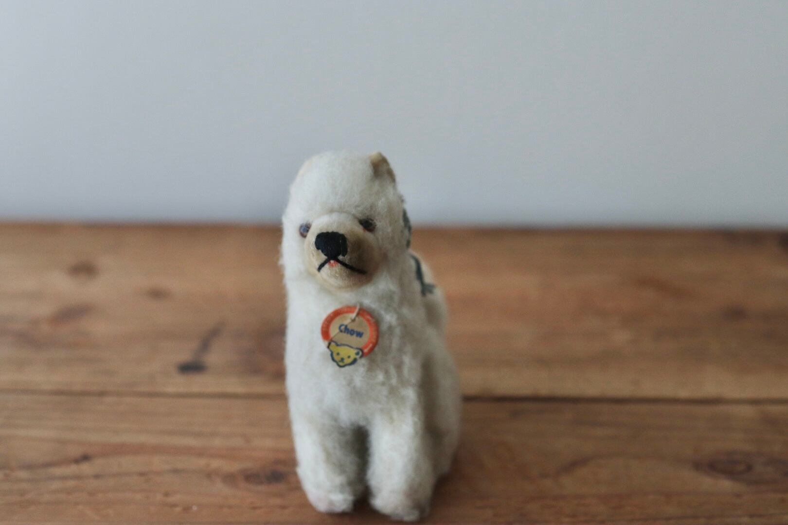 アンティーク シュタイフ 犬 チャウチャウChow 10㎝ | ぷちアンティーク