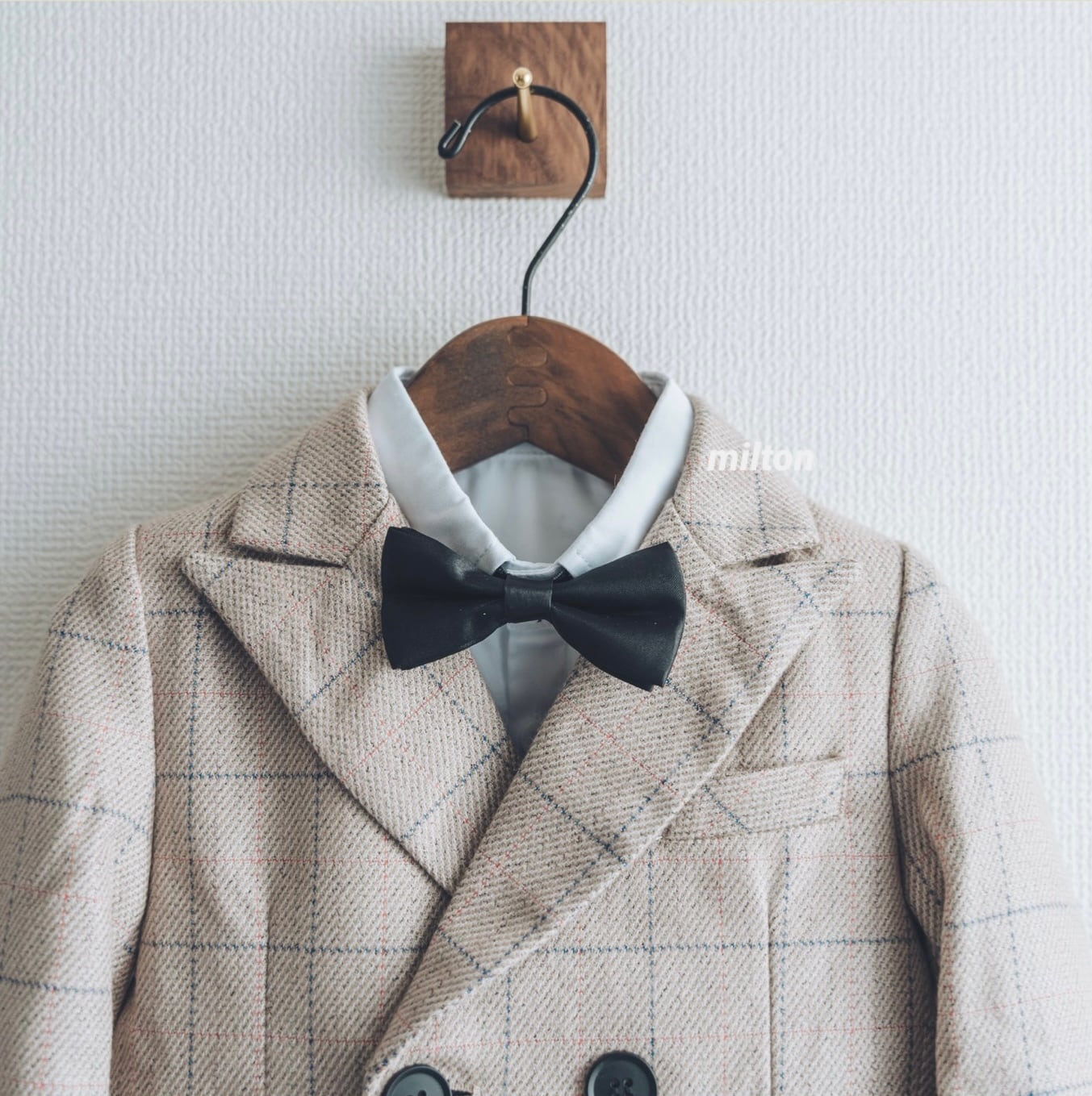 90サイズ男の子　フォーマルベスト5点セット　ベージュ　キッズ　子供服　半袖 90サイズ■男の子　フォーマルベスト5点セット　ベージュ　キッズ　子供服　半袖