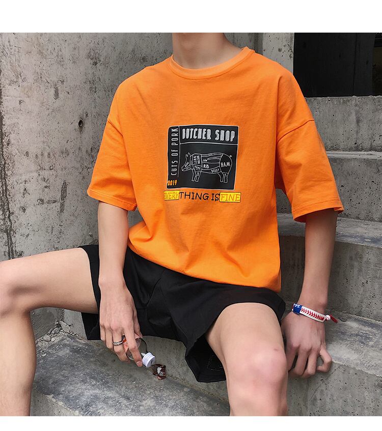 全3色 Tシャツ カットソー プリント カジュアル おしゃれ